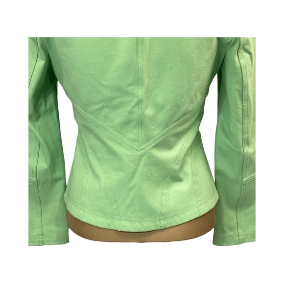 St. John Sport By Marie Gray Zip Front Green Jacket Size M - Picture 9 of 16